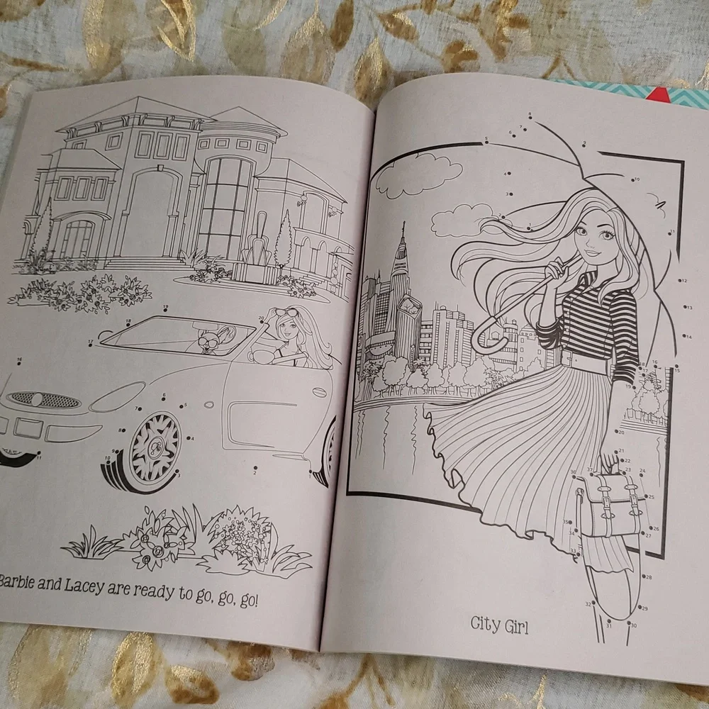 Barbie Coloring and Activity Book‎ Set
